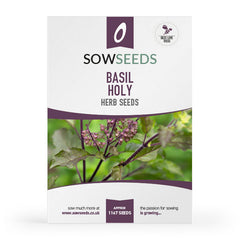 Herb Basil Holy Seeds Quality Seeds from Sow Seeds Ltd