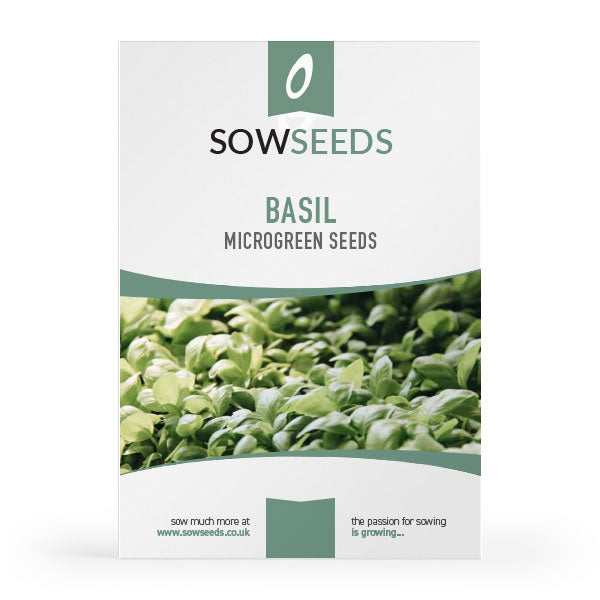 Basil Microgreens Seeds Quality Seeds from Sow Seeds Ltd